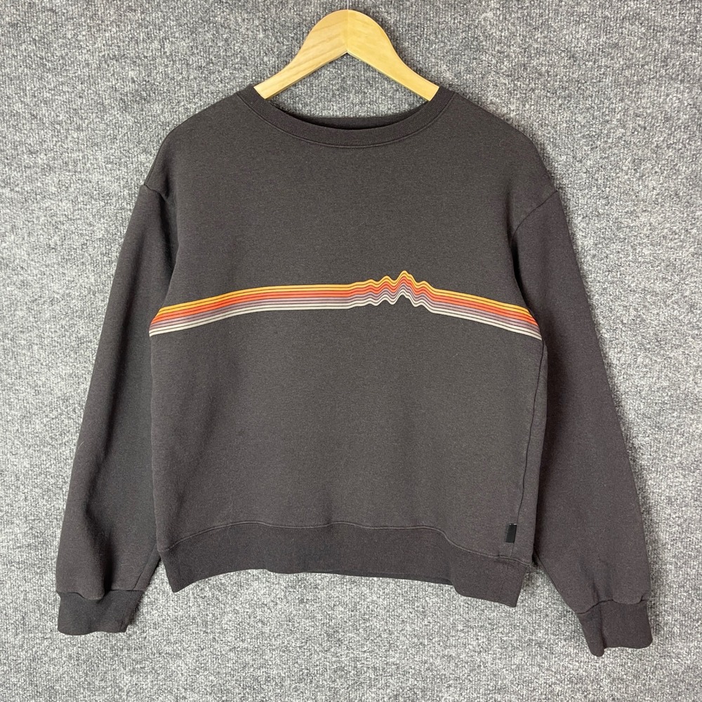 Patagonia Uprisal Crew women Sweatshirt Mountains Graphic Recycled Cotton size M